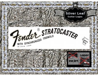 Fender Stratocaster Guitar Decal 21s